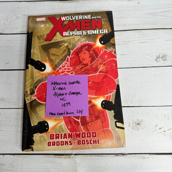 Wolverine and the X-Men Alpha & Omega Marvel HC Graphic Novel Brian Wood - Picture 7 of 7